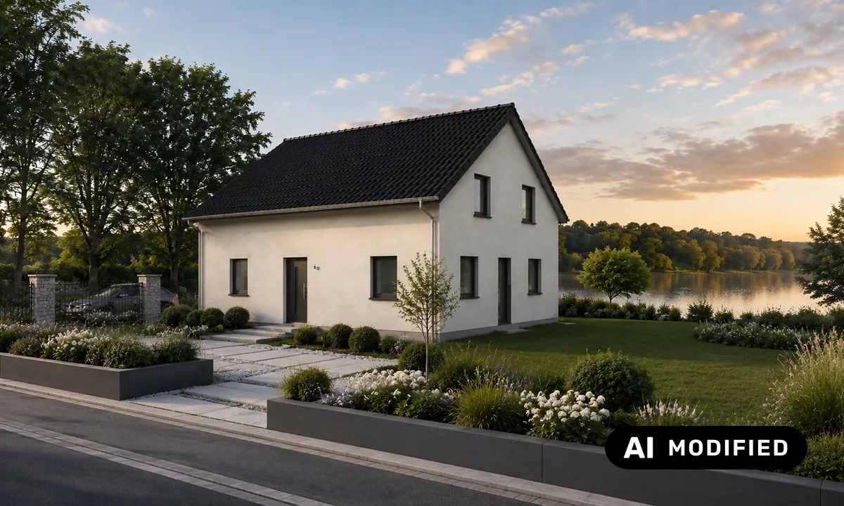 Gartenansicht des Mehrgenerationenhauses Sonoro